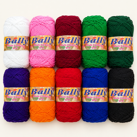 Premium Acrylic Wool Yarn – 45g | Soft, Vibrant & Customizable Colors