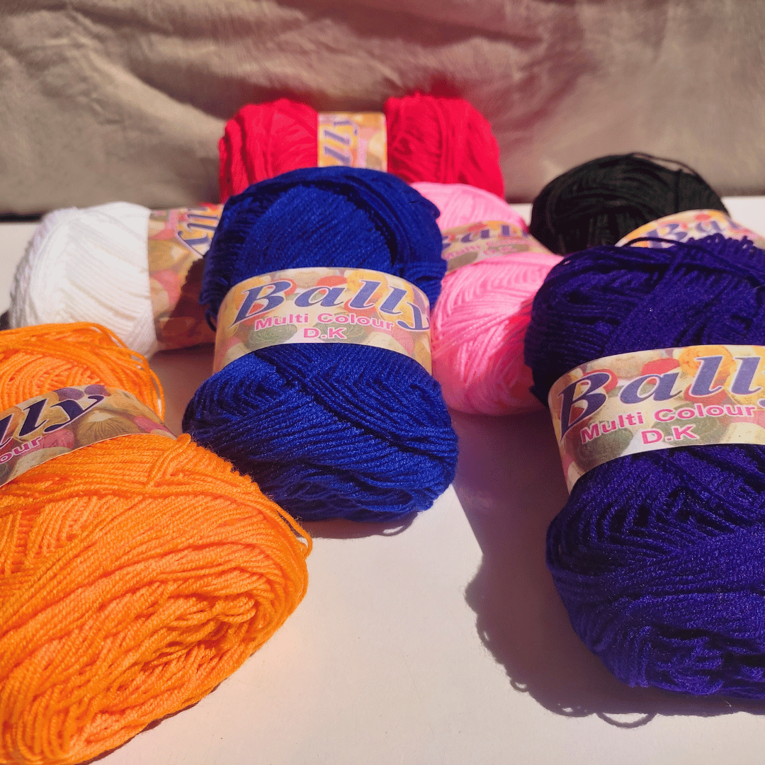 Premium Acrylic Wool Yarn – 45g | Soft, Vibrant & Customizable Colors